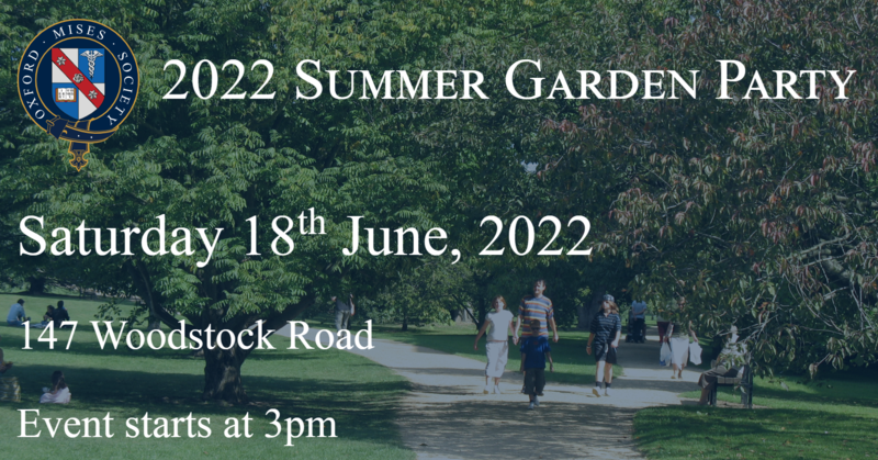 2022 Summer Garden Party event poster